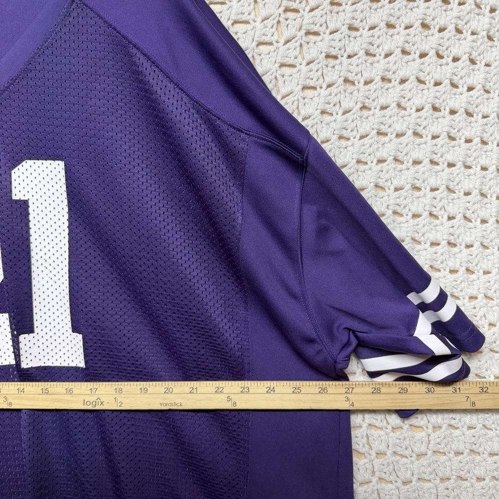 Kansas State Wildcats Jersey Mens 2XL Purple NCAA Football Russell Athletic - Picture 7 of 9